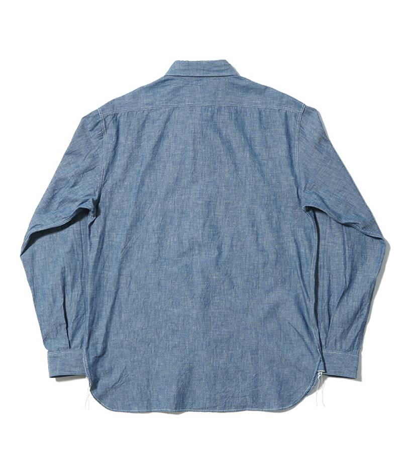 BR25995 / BUZZ RICKSON'S BLUE CHAMBRAY WORK SHIRTS (LONG SLEEVE)