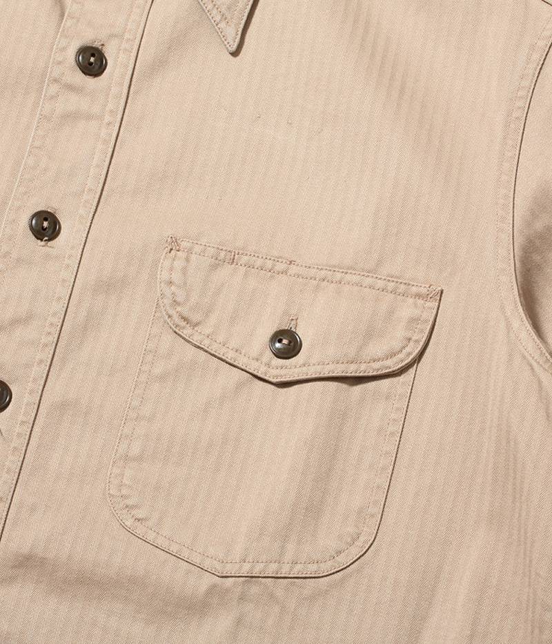 BR26081 / BUZZ RICKSON'S HERRINGBONE WORK SHIRTS