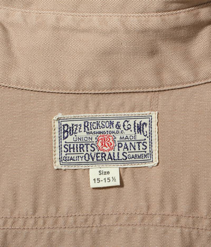 BR26081 / BUZZ RICKSON'S HERRINGBONE WORK SHIRTS