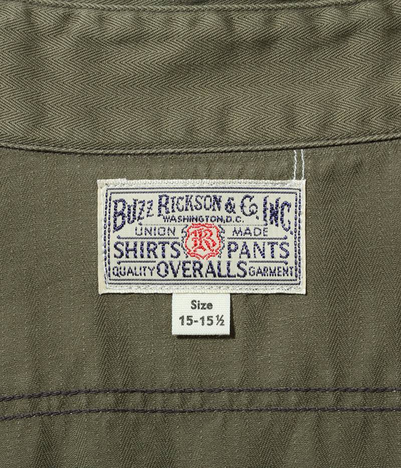 BR26081 / BUZZ RICKSON'S HERRINGBONE WORK SHIRTS