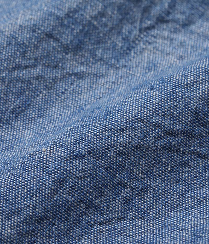 BR35856 / BUZZ RICKSON'S BLUE CHAMBRAY WORK SHIRTS (SHORT SLEEVE)