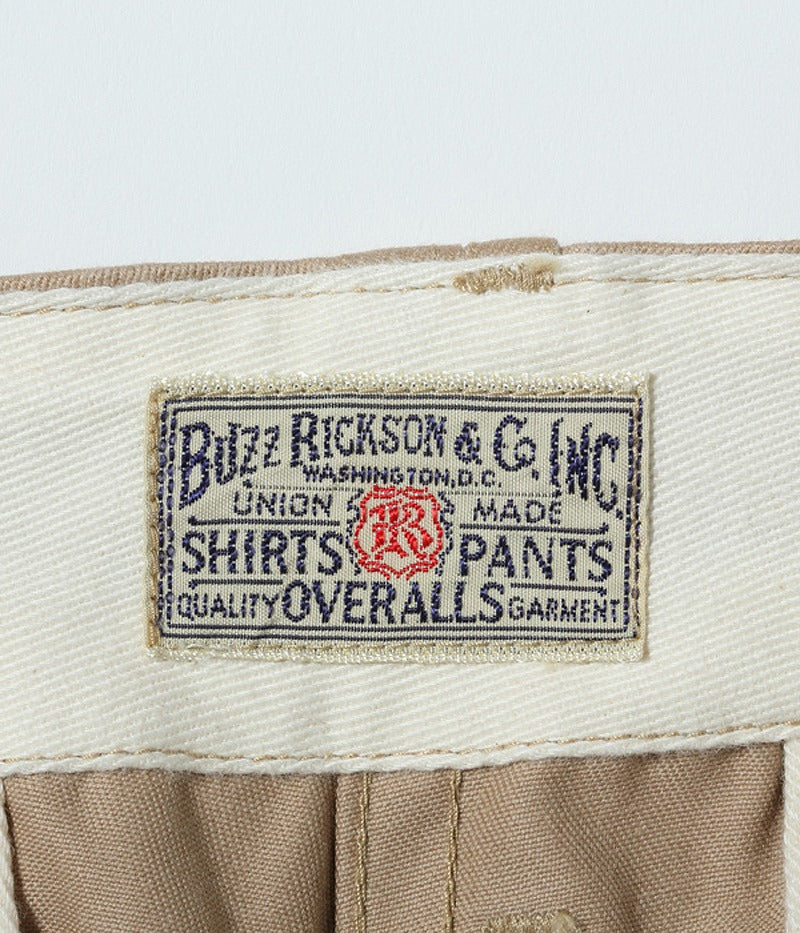 BR40025 / BUZZ RICKSON'S ORIGINAL SPEC. CHINOS (ONE WASH)
