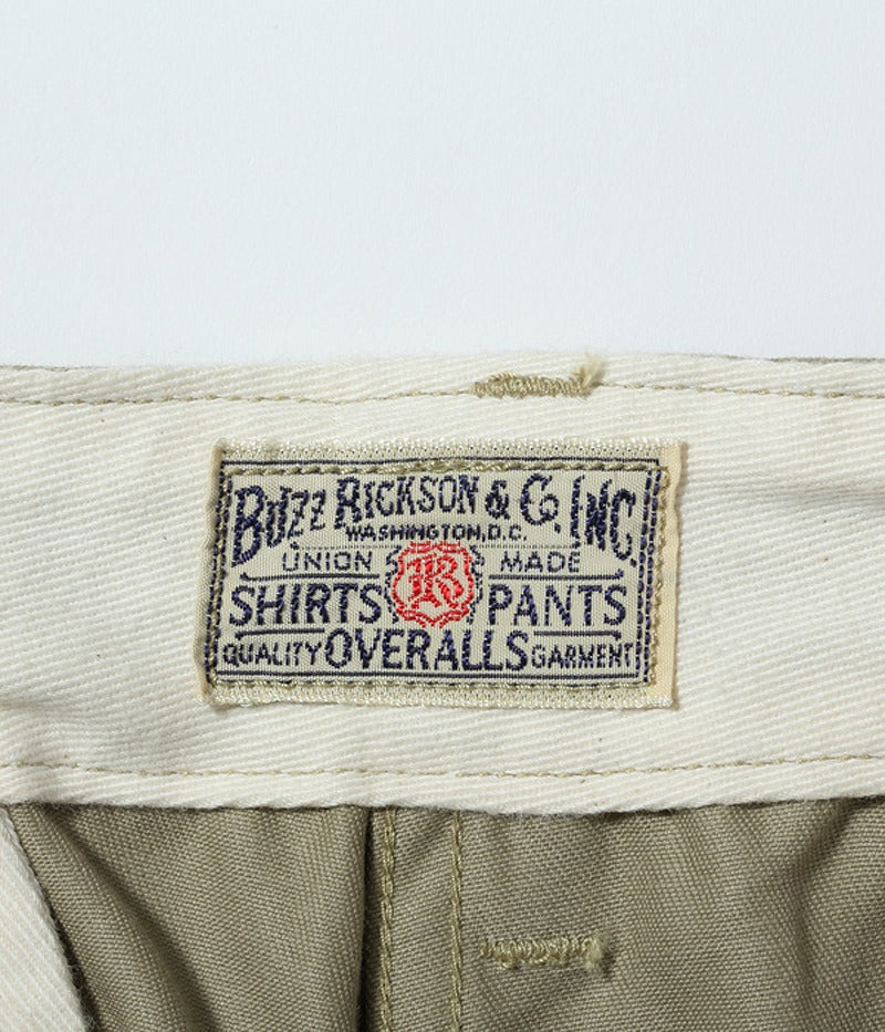 BR40025 / BUZZ RICKSON'S ORIGINAL SPEC. CHINOS (ONE WASH)