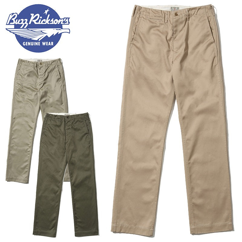 BR40025 / BUZZ RICKSON'S ORIGINAL SPEC. CHINOS (ONE WASH)