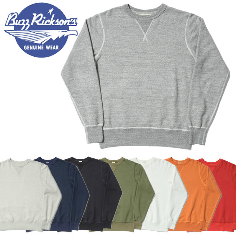 BR65622 / BUZZ RICKSON'S SET-IN CREW NECK SWEAT SHIRTS