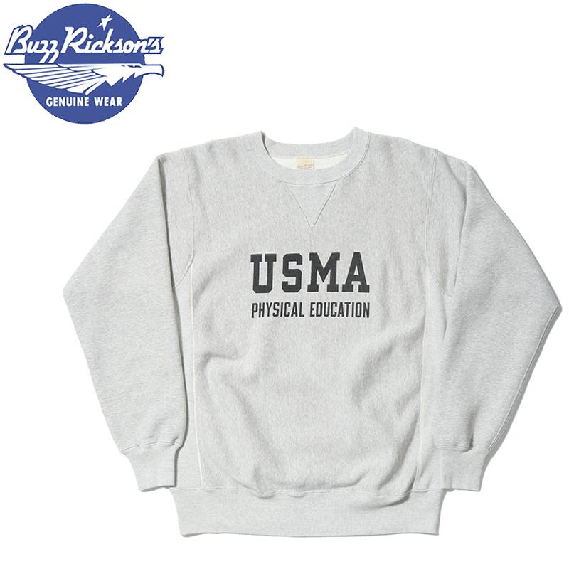 BR68652 / BUZZ RICKSON'S HORIZONTAL KNITTING SWEAT SHIRTS "U.S. MILITARY ACADEMY".