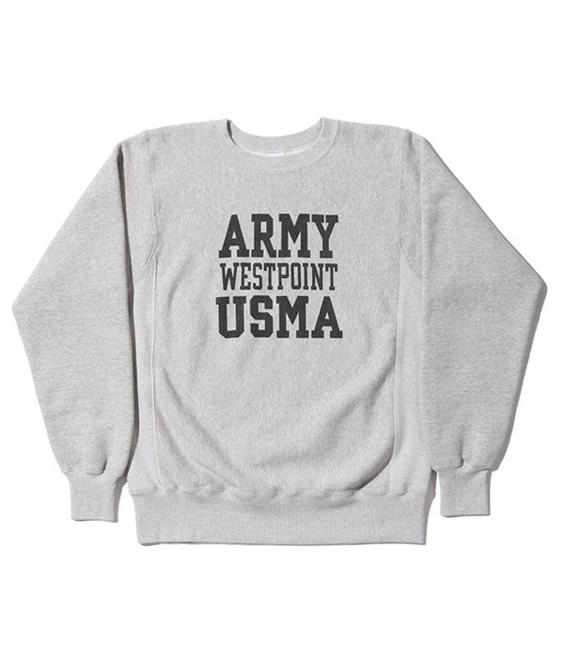 BR69139 / BUZZ RICKSON'S HORIZONTAL KNITTING SWEAT SHIRTS "ARMY WESTPOINT USMA"
