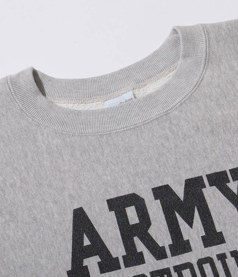 BR69139 / BUZZ RICKSON'S HORIZONTAL KNITTING SWEAT SHIRTS "ARMY WESTPOINT USMA"