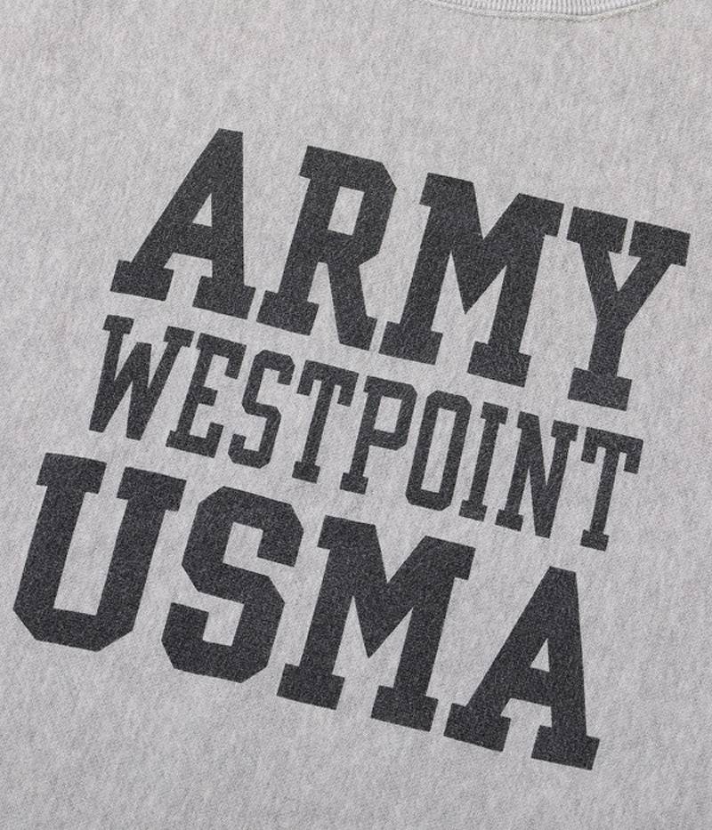 BR69139 / BUZZ RICKSON'S HORIZONTAL KNITTING SWEAT SHIRTS "ARMY WESTPOINT USMA"