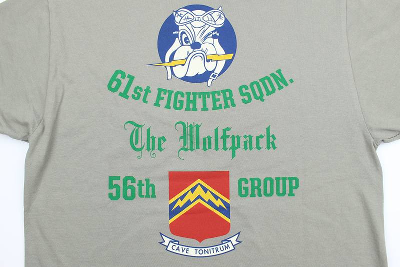 BR79124 / BUZZ RICKSON'S S/S MILITARY TEE "61st FIGHTER SQ."