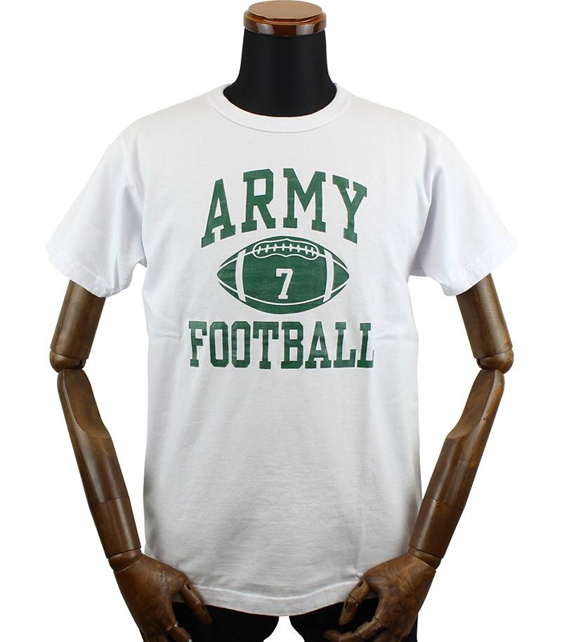 BR79129 / BUZZ RICKSON'S S/S MILITARY TEE "ARMY FOOTBALL"