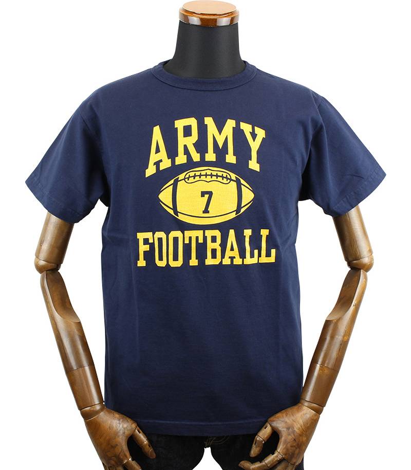BR79129 / BUZZ RICKSON'S S/S MILITARY TEE "ARMY FOOTBALL"
