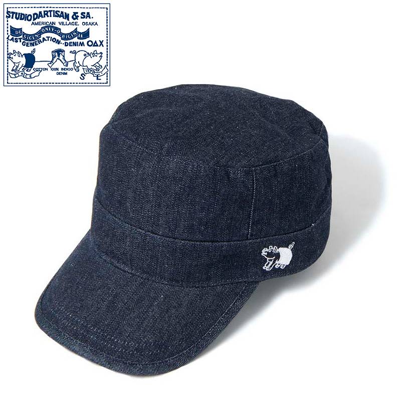 D7222 / STUDIO D'ARTISAN DENIM WORK CAP