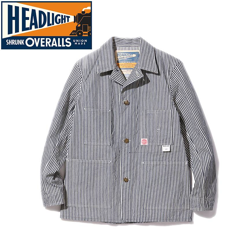 HD15235 / HEADLIGHT 11oz. EXPRESS STRIPE WW II WORK COAT