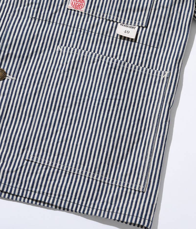 HD15235 / HEADLIGHT 11oz. EXPRESS STRIPE WW II WORK COAT