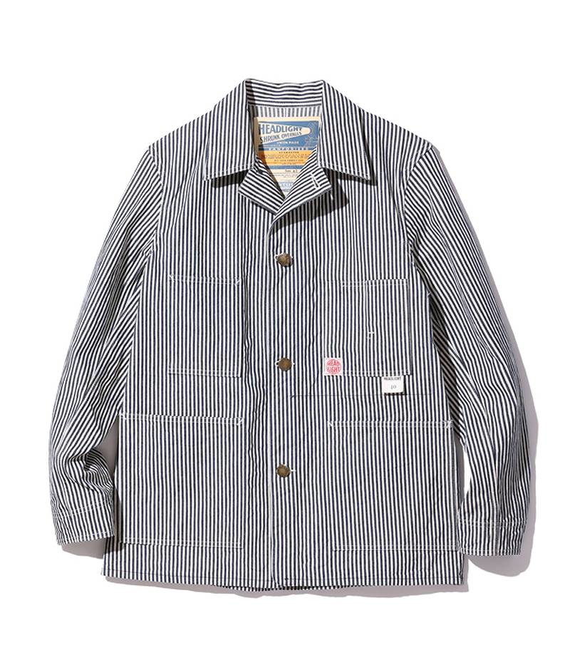 HD15235 / HEADLIGHT 11oz. EXPRESS STRIPE WW II WORK COAT