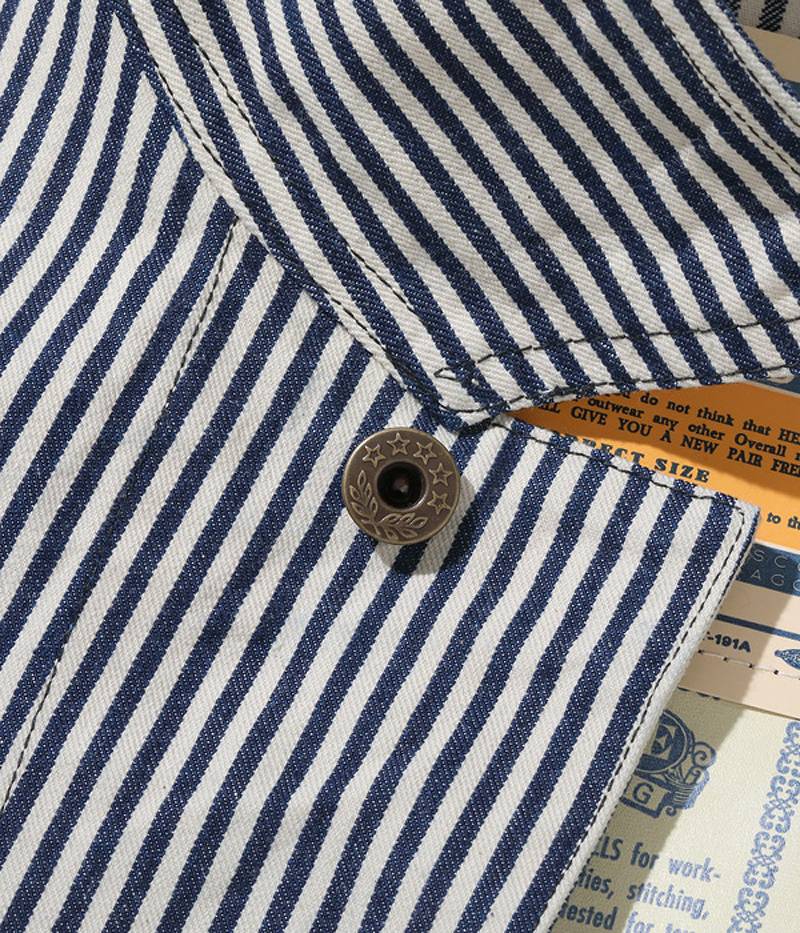 HD15235 / HEADLIGHT 11oz. EXPRESS STRIPE WW II WORK COAT