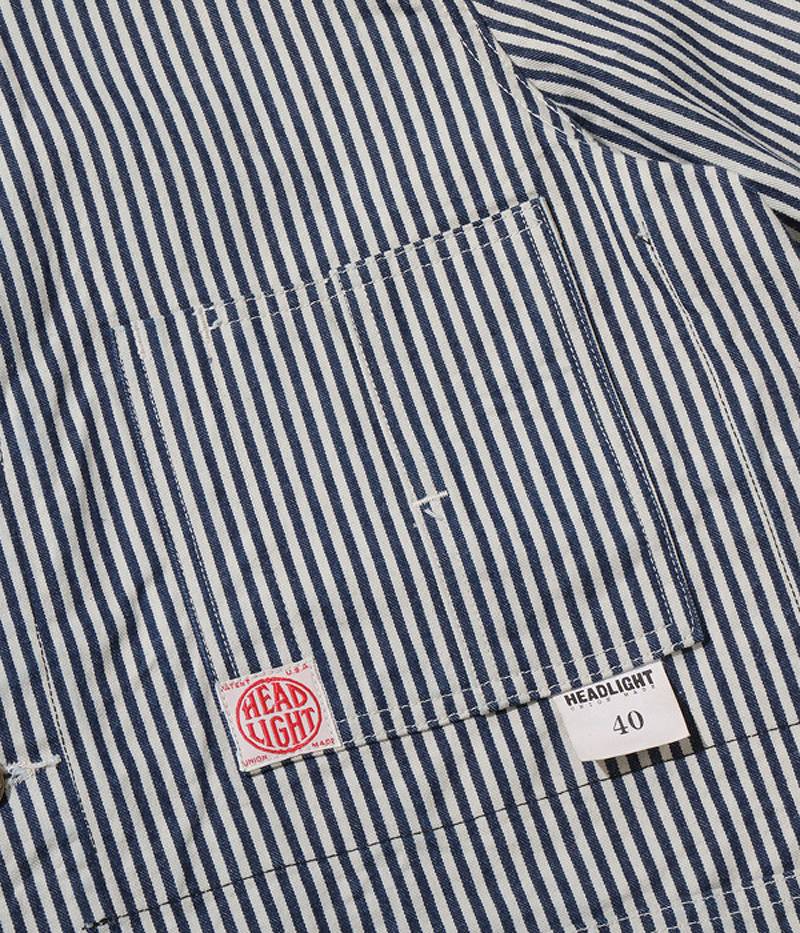 HD15235 / HEADLIGHT 11oz. EXPRESS STRIPE WW II WORK COAT