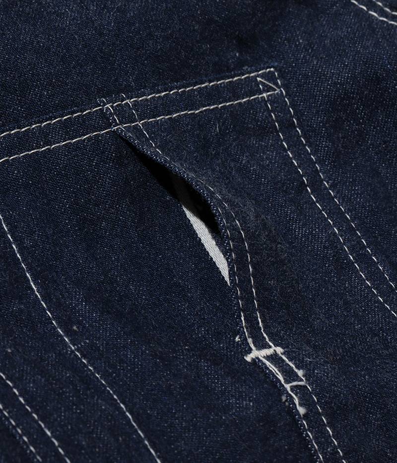 HD15236 HEADLIGHT 10oz. BLUE DENIM VEST (FULL SLEEVES)