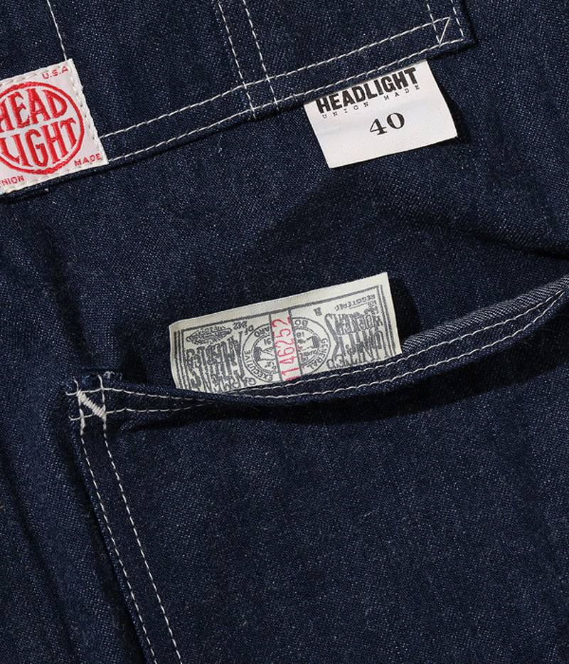 HD15236 HEADLIGHT 10oz. BLUE DENIM VEST (FULL SLEEVES)