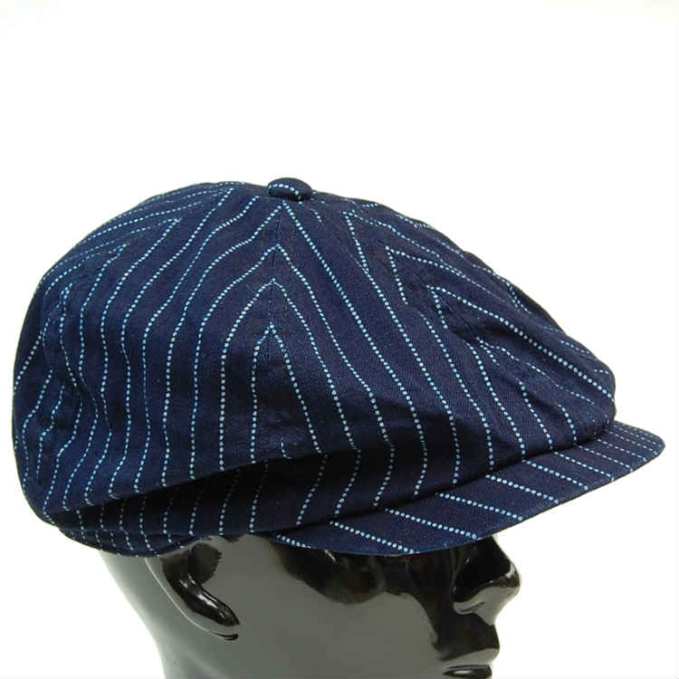 SC02070 / SUGARCANE 9oz. WABASH STRIPE APPLEJACK CAP