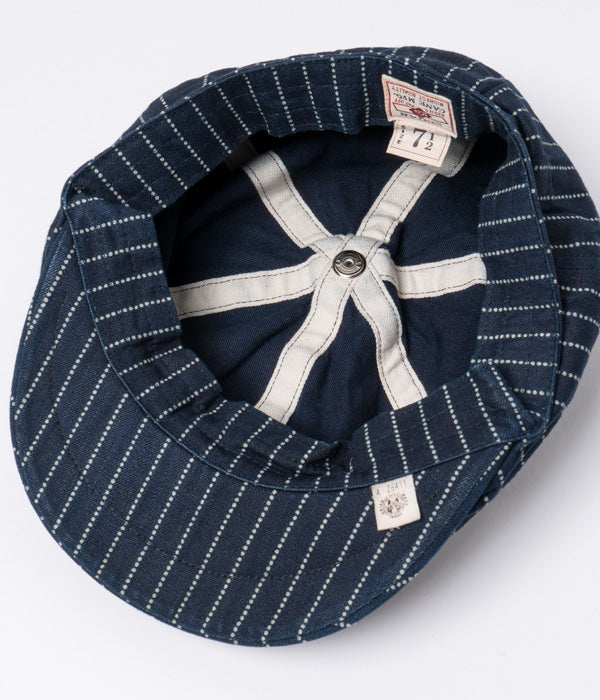 SC02070 / SUGARCANE 9oz. WABASH STRIPE APPLEJACK CAP