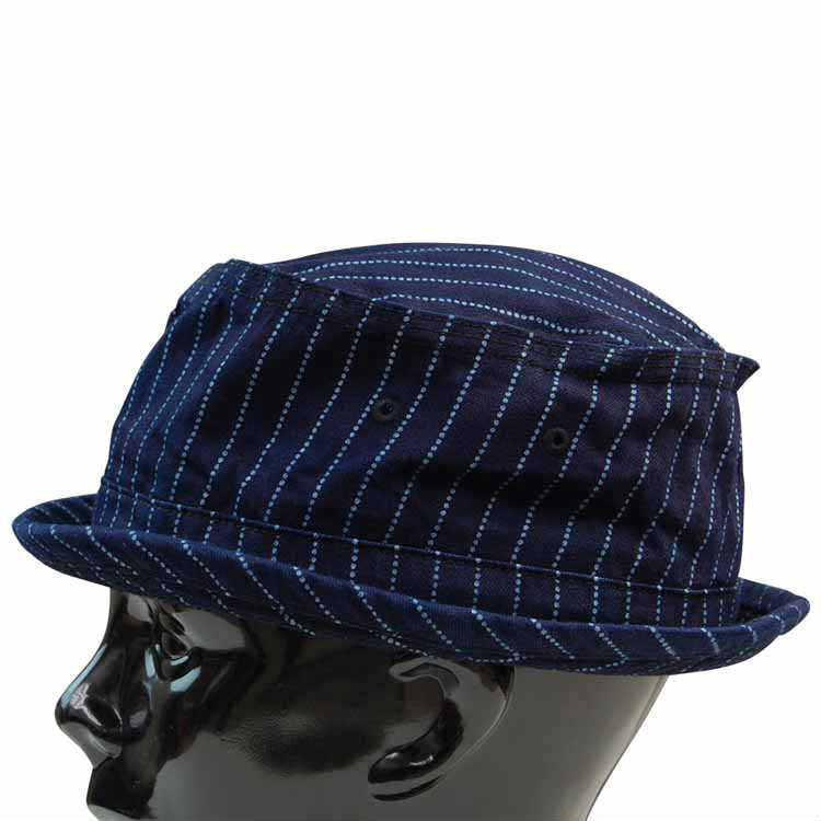 SC02467 / SUGARCANE WABASH STRIPE PORKPIE HAT