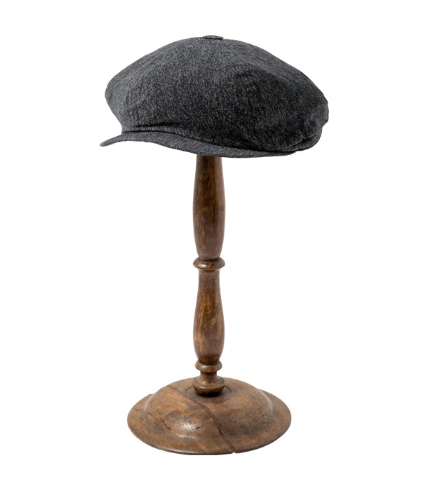 SC02625 / SUGARCANE 9oz. BLACK COVERT APPLEJACK CAP
