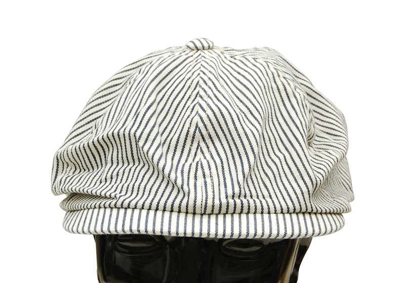 SC02626 / SUGAR CANE HICKORY STRIPE APPLEJACK CAP