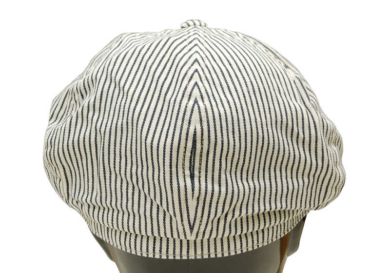 SC02626 / SUGAR CANE HICKORY STRIPE APPLEJACK CAP