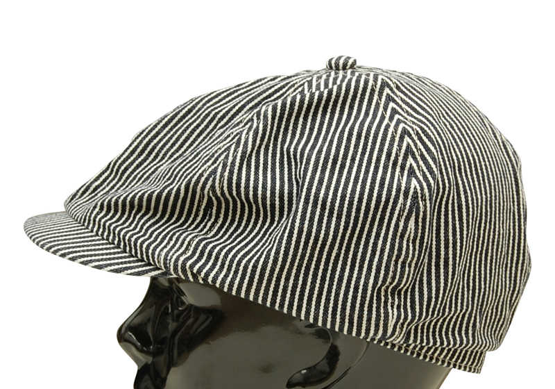 SC02626 / SUGAR CANE HICKORY STRIPE APPLEJACK CAP