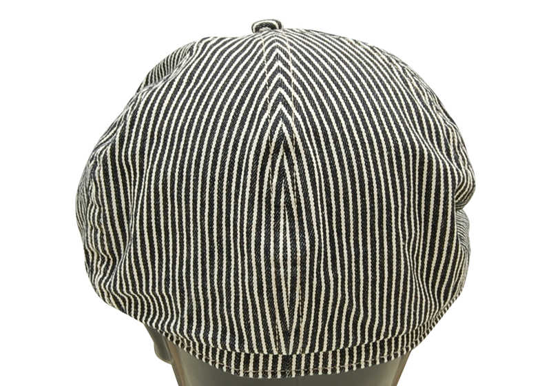 SC02626 / SUGAR CANE HICKORY STRIPE APPLEJACK CAP