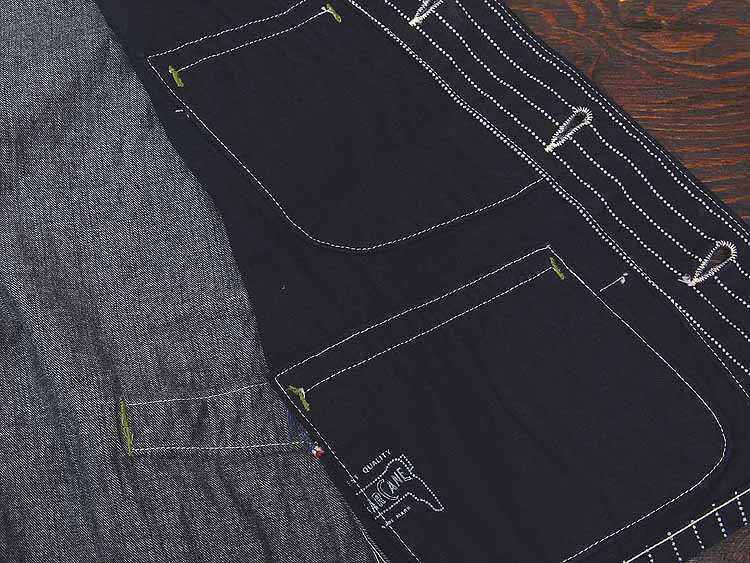 SC12654 / SUGAR CANE 9oz. WABASH STRIPE WORK VEST