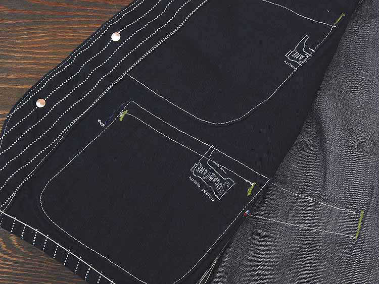 SC12654 / SUGAR CANE 9oz. WABASH STRIPE WORK VEST