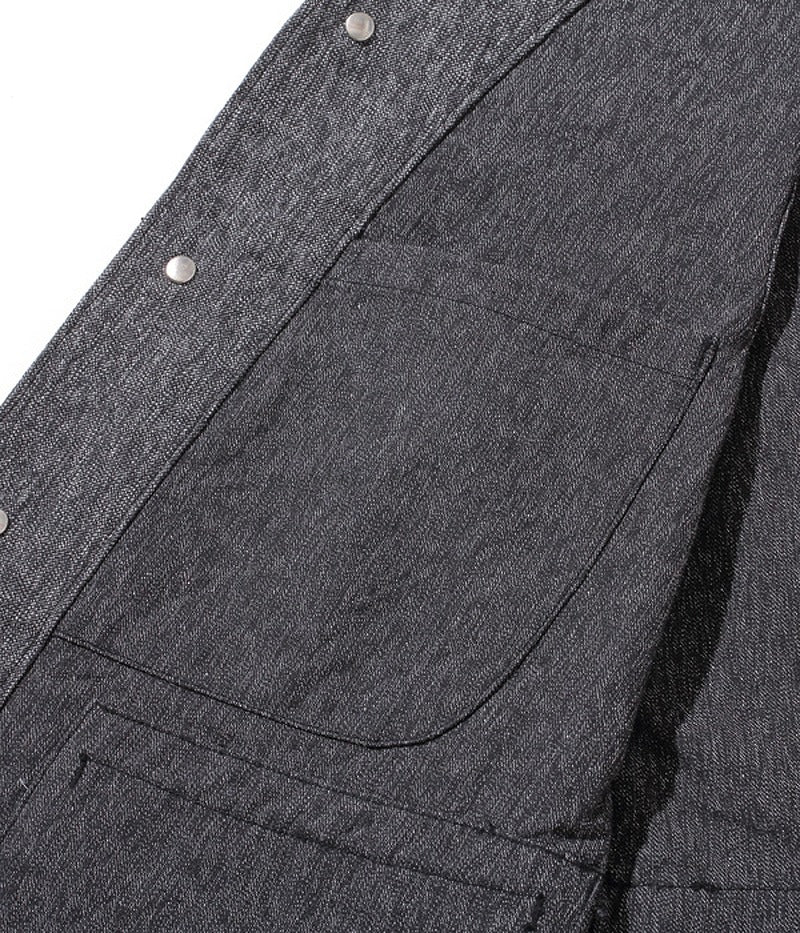 SC12795 / SUGARCANE 9oz. BLACK COVERT WORK VEST