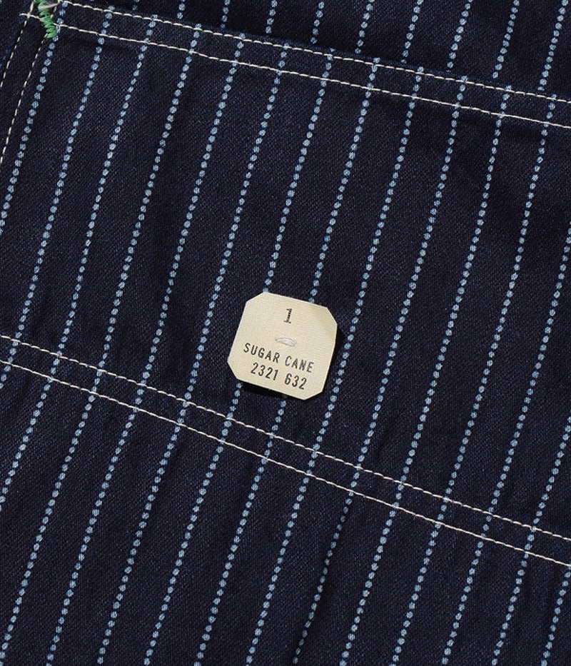 SC14372 / SUGARCANE 9oz. WABASH STRIPE WORK COAT