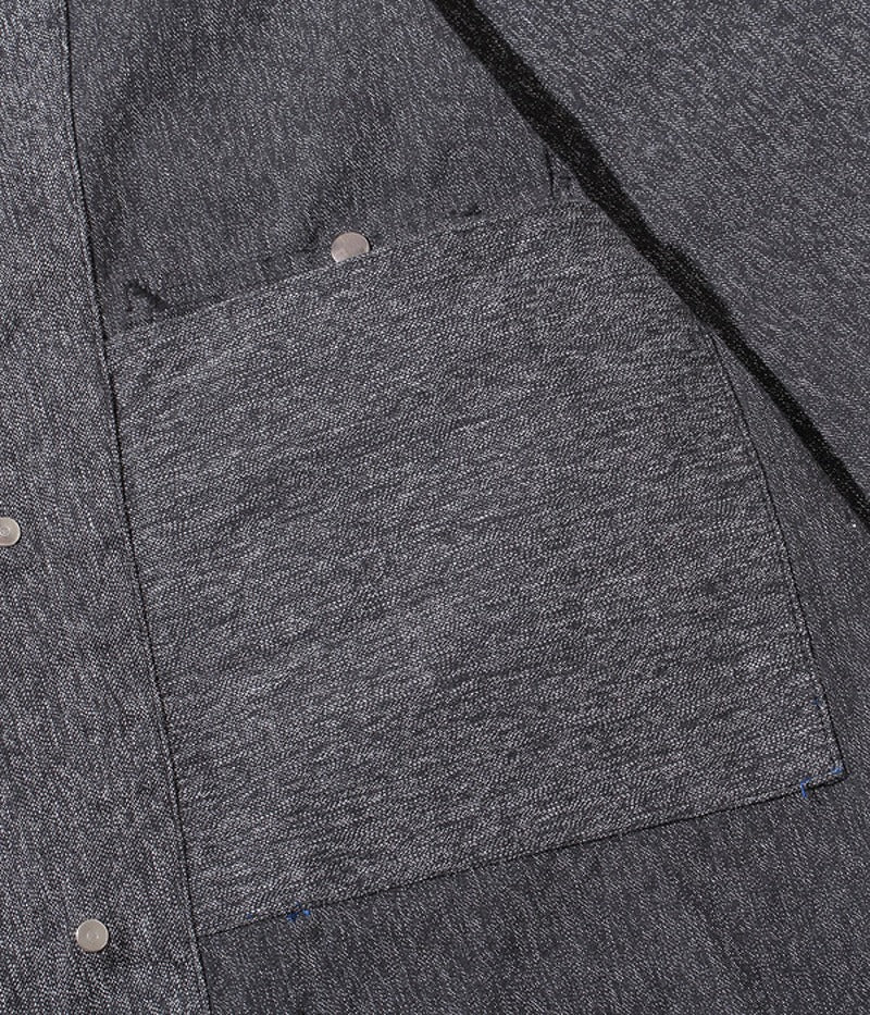 SC14373 / SUGARCANE 9oz. BLACK COVERT WORK COAT