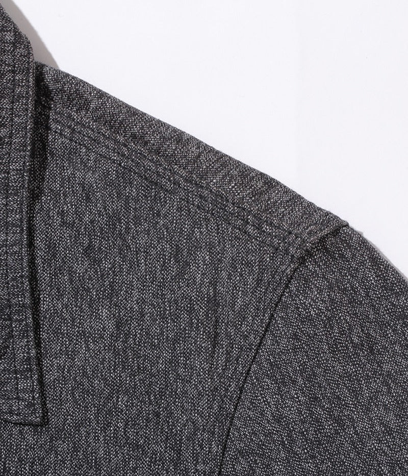 SC14373 / SUGARCANE 9oz. BLACK COVERT WORK COAT