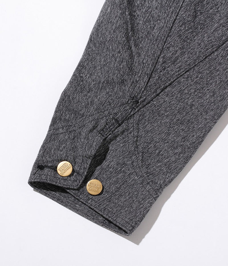 SC14373 / SUGARCANE 9oz. BLACK COVERT WORK COAT