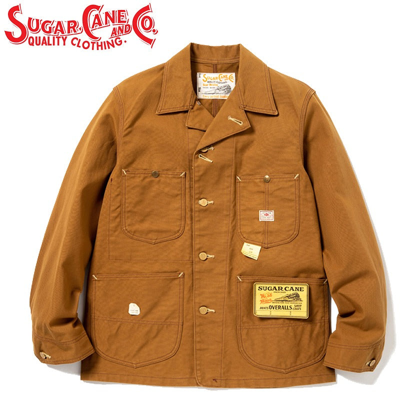 SC14374 / SUGARCANE 13oz. Brown Duck Work Coat