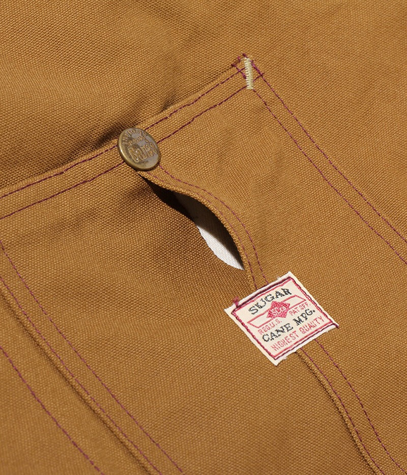 SC14374 / SUGARCANE 13oz. Brown Duck Work Coat