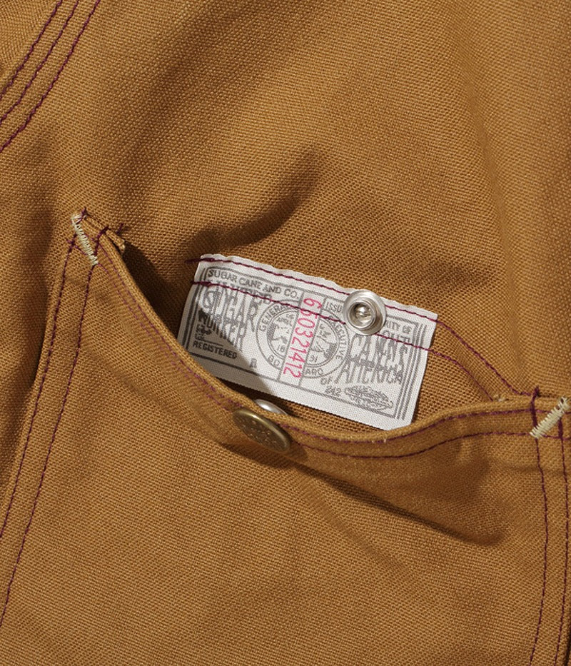 SC14374 / SUGARCANE 13oz. Brown Duck Work Coat