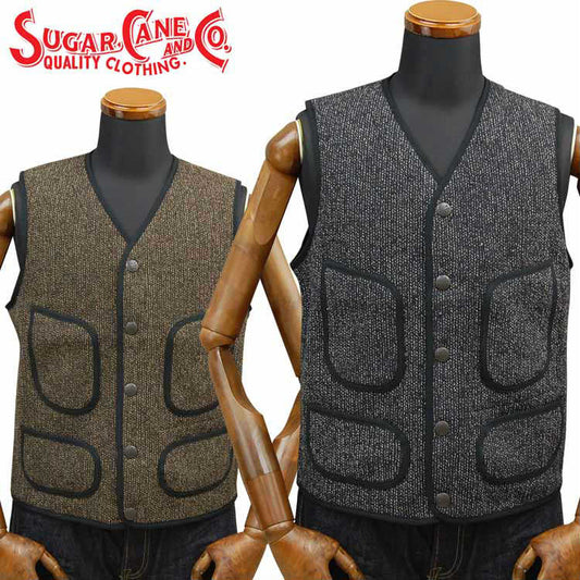 SC14535 / SUGAR CANE BEACH CLOTH VEST