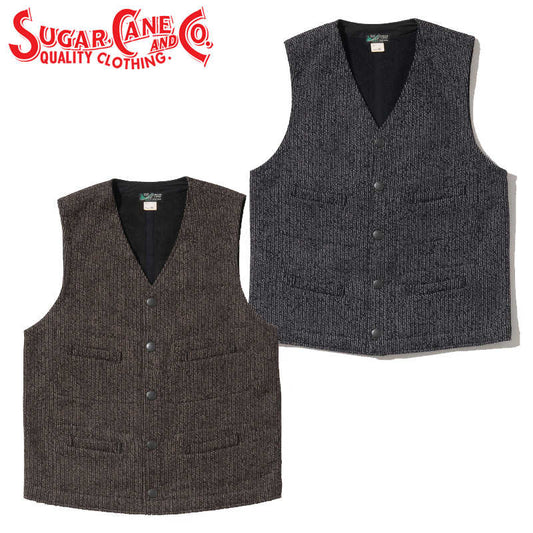 SC14773 / SUGARCANE BEACH CLOTH VEST