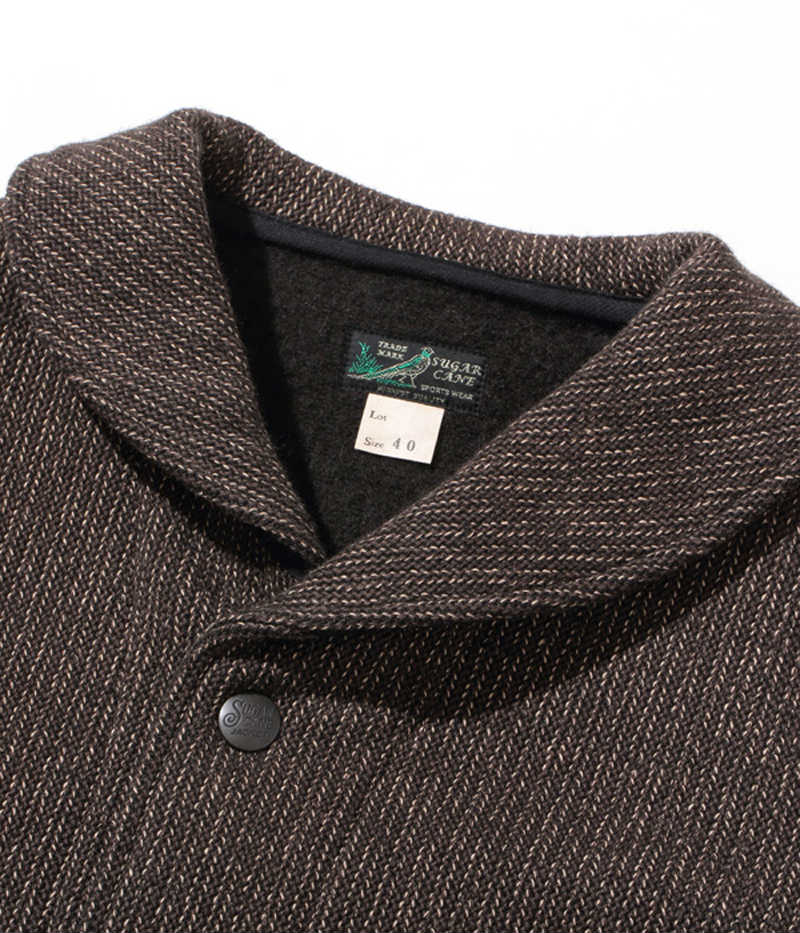 SC14997 / SUGARCANE Beach Cloth Shawl Collar Jacket