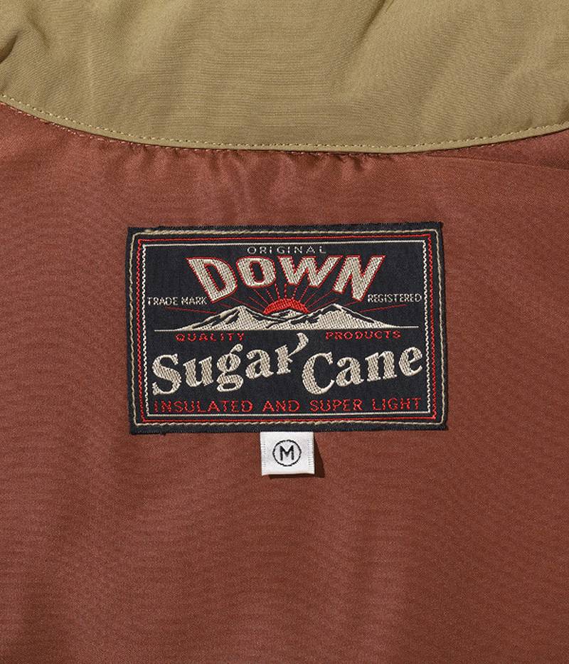 SC15222 SUGARCANE Leather YOKE T/C Down Vest