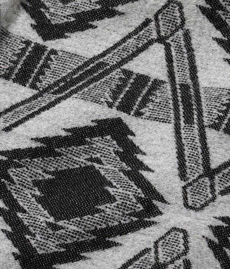 SC15223 / SUGAR CANE Native American Wool Blanket Jacket