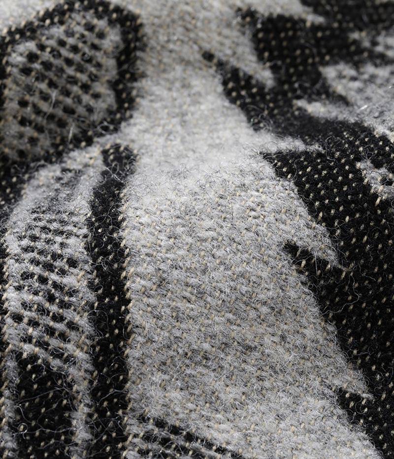 SC15223 / SUGAR CANE Native American Wool Blanket Jacket