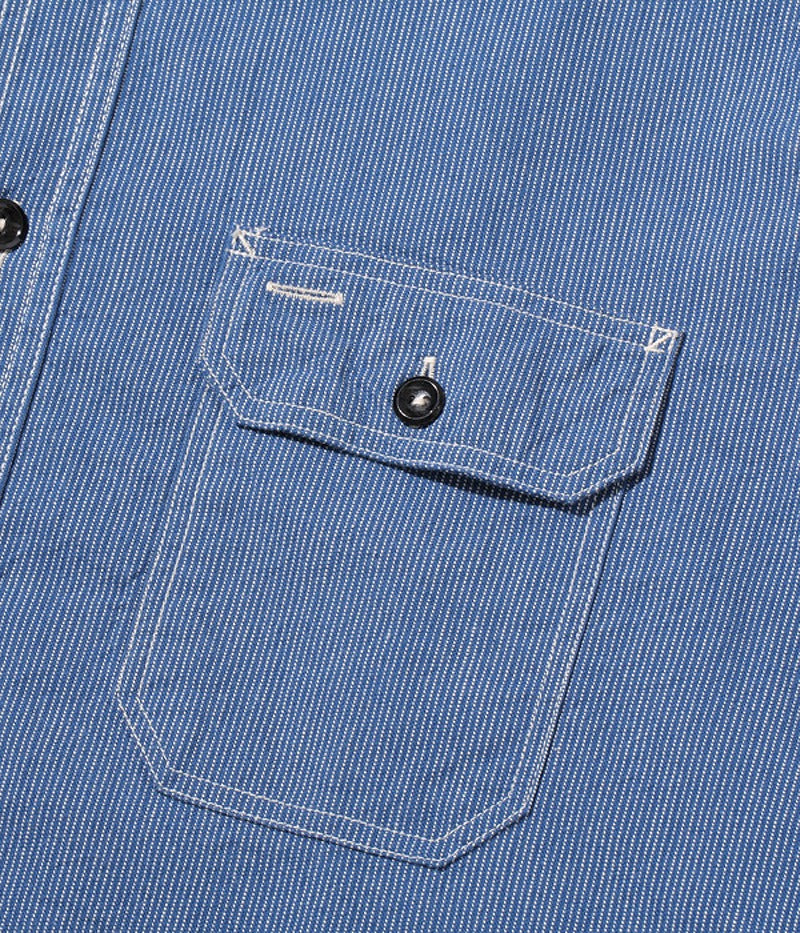 SC25511 / SUGARCANE JEAN CORD WORK SHIRT (LONG SLEEVE)