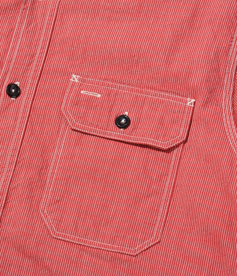 SC25511 / SUGARCANE JEAN CORD WORK SHIRT (LONG SLEEVE)